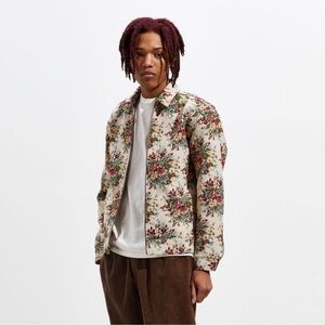 Urban Outfitters UO Small Unisex Floral Tapestry Full Zip Jacket